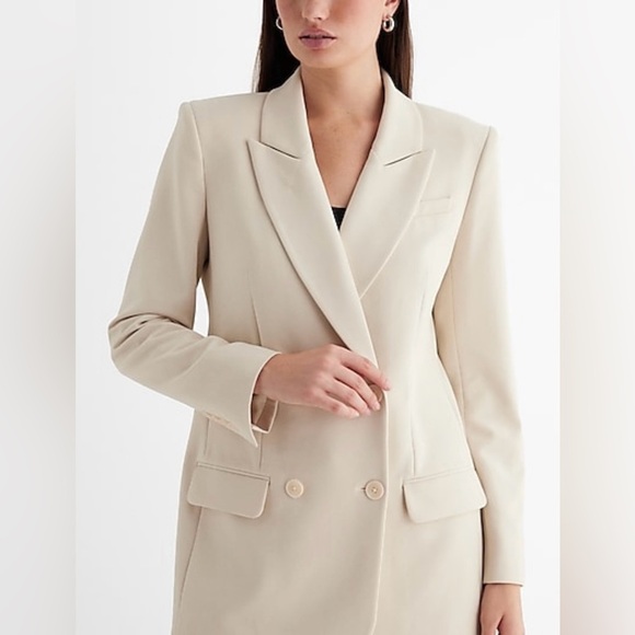 Express Double Breasted Corsage Blazer Size XL - Picture 2 of 7